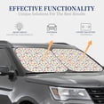 thumbnail image 4 of Windshield Sun Shade, Cute Flower Foldable Car Sun Shade Windshield For Front, 2 Pieces, 4 of 4