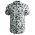 thumbnail image 1 of INSPIRE CHIC Men's Short Sleeve Button Front Beach Hawaiian Shirt, 1 of 7