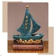 thumbnail image 4 of sweethay Adornos de decoración, de , modelo de escultura, mobiliario para sala de estar, regalo coleccionable, escritorio de negocios Decoración del hogar Bronce, 4 of 6