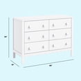 thumbnail image 5 of daVinci Sammy Scallop 6-Drawer Dresser in White, 5 of 7