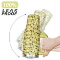 thumbnail image 6 of 40oz Yellow Lemon Pattern Stainless Steel Flip Straw Tumbler Spill Proof Travel Cup Double Wall Vacuum Insulated Coffee Mug with Top Handle, 6 of 6