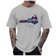 thumbnail image 1 of TSADFHJI Men Tops Mens Usa Weather Disaster Strong Southeast Strong Short Sleeve T Shirt L Grey, 1 of 5