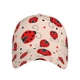 thumbnail image 2 of Balery Red Ladybug Baseball Cap For Women Men,Adjustable Size For Running Workouts And Outdoor Activities All Seasons, 2 of 9