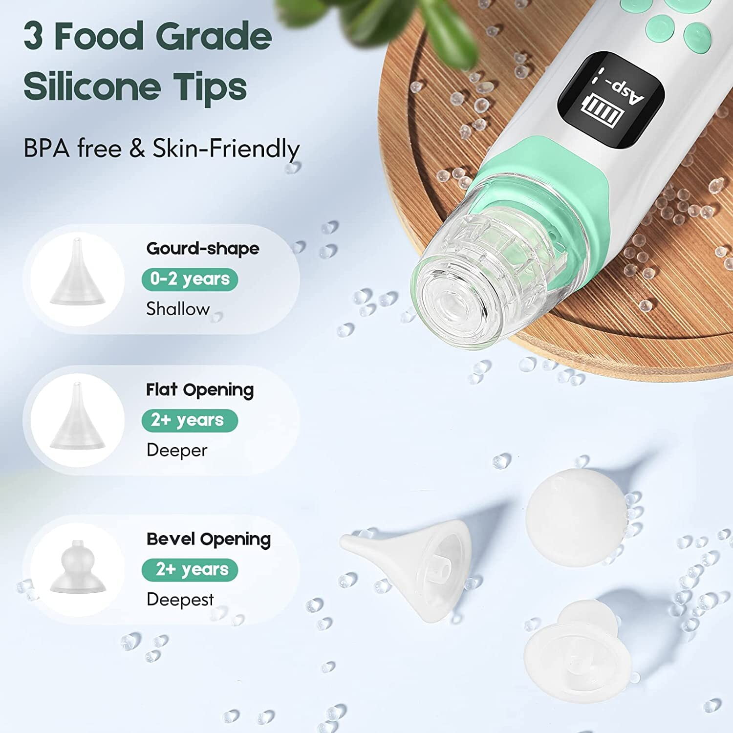 Nasal Aspirator for Baby, Baby Nose Sucker, Booger Sucker for Babies Toddlers Infants Newborns Kids,Automatic Mucus Nose Cleaner Machine