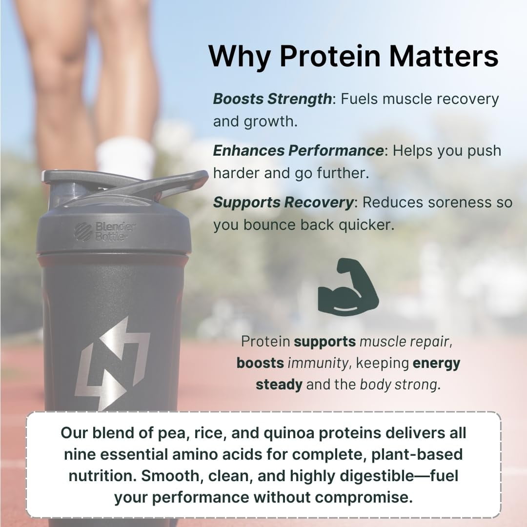 Nutrition On The Go Chocolate Vegan Protein Powder with Creatine - 20g Protein, 5g Creatine & 130 Calories -Single-Serve Packets for Travel, Gym, On-The-Go, Dairy & Gluten-Free, All-Natural (15-Pack)