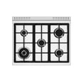 thumbnail image 2 of Bertazzoni Pro305gasv Professional 30" Wide 4.7 Cu. Ft. Free Standing Gas Range -, 2 of 2