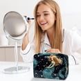 thumbnail image 6 of Mermaid Waterproof PVC Cosmetic Storage Bag with Zipper, Lightweight, Large Capacity, Printed Design | Small Bag, Storage Bag, Travel Makeup Bag, Makeup Brush Organizer for Ladies and Girls, 6 of 6