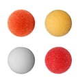 thumbnail image 3 of EeaseCA 4 Pcs Jouet de Soccer Classique Mini Soccer de Table Ballons de Remplacement Jeu de Soccer en Plastique pour Maison Extérieur (Blanc, Rouge, Orange), 3 of 8
