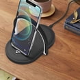 thumbnail image 4 of Sunjoy Tech Night Lamp High Power Soft Lighting Flicker Free Overcharge-Protection Universal Illumination ABS 3-in-1 LED Night Lamp with Wireless Charger Home Supplies, 4 of 8
