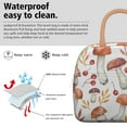 thumbnail image 3 of Insulated Lunch Bag for Women Men,Lunch Containers Reusable High Capacity Lunch Tote Bags for for Outdoor Activities (Mushroom ), 3 of 7