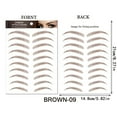 thumbnail image 3 of Xihbxyly Pegatinas para Cejas, Parches de Tatuajes Impermeables Simulados, Solución de Belleza Temporal Ecológica, Perfectas para Cejas Dispersas o Irregulares, Realzan Los Rasgos Faciales, Ideales p, 3 of 3