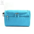 thumbnail image 3 of Gustave Toiletry Bag Travel Bag with Hanging Hook, Water-resistant Makeup Cosmetic Bag Travel Organizer for Accessories, Shampoo, Toiletries, Brushes, Blue, 3 of 9