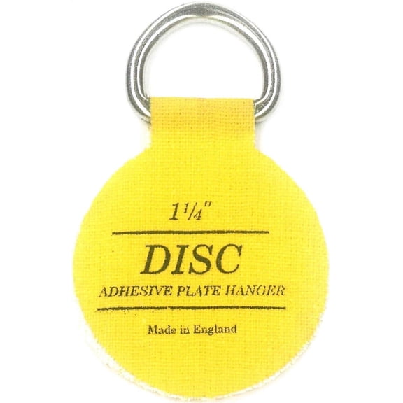 Flatirons Disc Adhesive Plate Hanger Set (6-1.25 Inch Hangers)