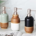 thumbnail image 6 of Vintage Ceramic Lotion Push Bottle Countertop Soap Dispenser For Kitchen Bathroom 400ml, 6 of 6