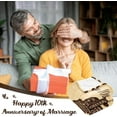 thumbnail image 7 of 10 Year Anniversary Wedding Gifts for Wife Him Couples Blanket,10th Anniversary Wedding Gifts for Him Her Couple,10 Year Anniversary Tin Gifts,10 Year Anniversary Decorations,Throw Blanket, 7 of 7
