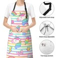 thumbnail image 4 of Kdxio Cute Unicorn Apron with Pockets Adjustable Kitchen Aprons for Men Women Waterproof Aprons for Cooking,Drawing,Crafting, Baking Household Cleaning, 4 of 8