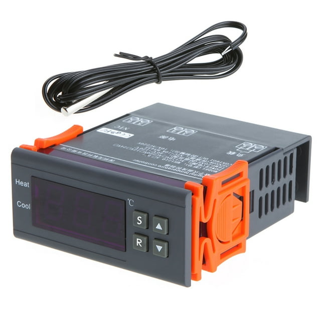 TFixol 10A 220V Digital Temperature Controller Thermocouple -40℃ to 120℃ with Alarm Function