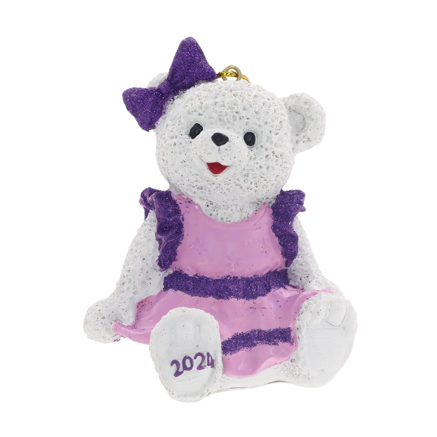 Holiday Time 3.75” Christmas Snowflake Ornament, Girl, 3.75” Snowflake Ornament, Girl