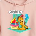 thumbnail image 3 of Garfield - Birthday's Make Me Old - Juniors Cropped Pullover Hoodie, 3 of 5
