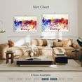 thumbnail image 4 of Elephant Stock Chicago Skyline Colors Wall Art - Horizontal Canvas Wall Art - Living Room Wall Decor - City Canvas - Red And Blue Decor - 39" x 26", 4 of 8