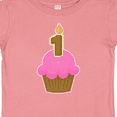 thumbnail image 4 of Inktastic Pink 1st Birthday Cupcake Girls Baby T-Shirt, 4 of 5