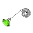 thumbnail image 1 of Unique Bargains Ceiling Fan Pull Chain Decorative Crystal Chain Extension Diamond Pendant Green, 1 of 6