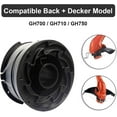 thumbnail image 2 of Thten Weed Eater Spool Compatible with Black Decker GH710 GH700 GH750 DF-065 String Trimmer Refills Spools, 36ft 0.065 inch Replacement Auto-Feed Dual Line Edger Parts 90517175 (3 Pack), 2 of 2