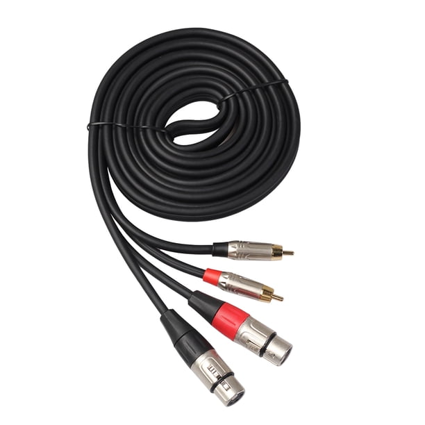 Audio Cable 2 Male to 2 XLR Amplifier Cable for AV Plug XLR