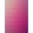 thumbnail image 1 of Ahgly Company Machine Washable Indoor Rectangle Transitional Dark Hot Pink Area Rugs, 7' x 9', 1 of 7