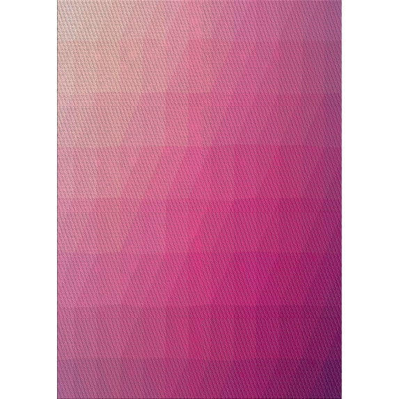 Ahgly Company Machine Washable Indoor Rectangle Transitional Dark Hot Pink Area Rugs, 7' x 9'