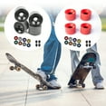 thumbnail image 3 of Yuarrent Rodamientos de ruedas de monopatín, Kit de arandelas de Longboard, piezas de tablero de derrape callejero, mantenimiento de reparación de Patinetes eléctricos Negro Yuarrent OD020101-01, 3 of 6