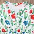 thumbnail image 3 of Robe de Plage Sans Manches pour Filles, par-Dessus de Maillot, à Franges, à Imprimé Floral, 3 of 6