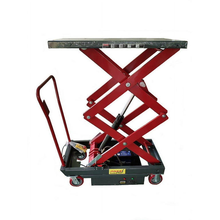 DC Powered Double Scissor Lift Table, 2000lb., 39.75x20.5 DC Powered Double Scissor Lift Table, 2000lb., 39.75x20.5