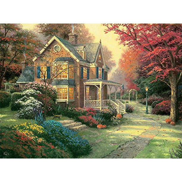 Ceaco Thomas Kinkade Victorian Autumn Jigsaw Puzzle (1000 Piece