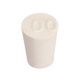 thumbnail image 3 of Unique Bargains White Tapered Shaped Solid Rubber Stopper for Lab Tube Stopper Size 00  20Pcs, 3 of 3