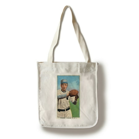 Vernon Pacific Coast League - Fisher - Baseball Card (100% Cotton Tote Bag - Reusable)