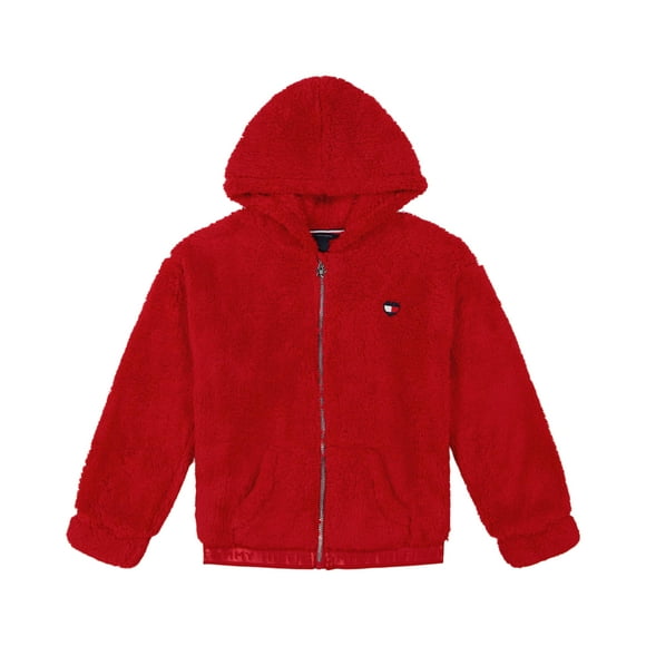 Sudadera con capucha Tommy Hilfiger para niñas Chili Minky de 8 a 10 años
