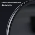 thumbnail image 4 of Filtro K&f Concept Densidad Neutra Variable 49mm Nd2-nd400 Color Negro, 4 of 7