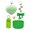 E, variant on Glass&Bottle Pendant Set Hairball Silicone Cup & Bow Straw with Heart Key Chain for Couples