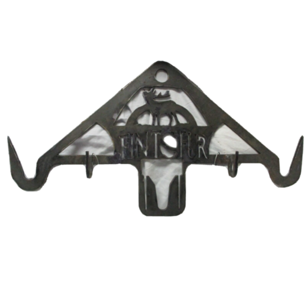 Deer Hunting Metal Hanging Field Dressing Assembly