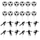 thumbnail image 1 of 24pcs Soccer Cupcake Toppers Soccer Ball Cupcake Toppers Cake Decoration, 1 of 2
