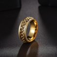 thumbnail image 2 of Mens Anxiety Rings Fidget Rings For Men Women Chain Spinner Rings For Kids Teen Titanium Steel Rings, 2 of 5