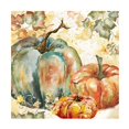 thumbnail image 2 of Watercolor Harvest Teal And Orange Pumpkins I Poster Print by Tre Sorelle Studios, 2 of 2