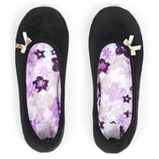 Dearfoams - Women's Microfiber Terry Ballerina Slippers