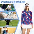 thumbnail image 6 of Uorisanigo Fashion Golf Women's Long Sleeve Athletic Shirts Size XL Comfortable Quick Dry Hiking Running Workout Tops Relaxed for Workout Sports, 6 of 7