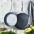 thumbnail image 2 of GreenPan Paris Pro Healthy Ceramic Non-Stick 2-Piece Open Frypan Set, 10" and 12", 2 of 9