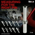 thumbnail image 2 of Venom Pin Adapter for Single-Sided Swingarm Stand, 31 mm, For Motorcycle Wheel Stand Lift, Motorcycle Rear Stand (VEN11), Compatible with Honda Models, 2 of 7