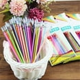 thumbnail image 4 of HLONK Colored Gel Pens Refill  Fine  08 mm  Assorted Ink  100 Count  100 Pack, 4 of 10