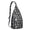 Grey-24, variant on Vintage Cat Print Sling Backpack – Cute Watercolor Hand-Drawn Cat Crossbody Bag for Travel & Hiking