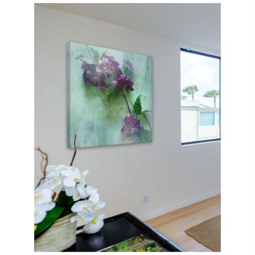 "Purple Sensation 3" Painting Print on Wrapped Canvas